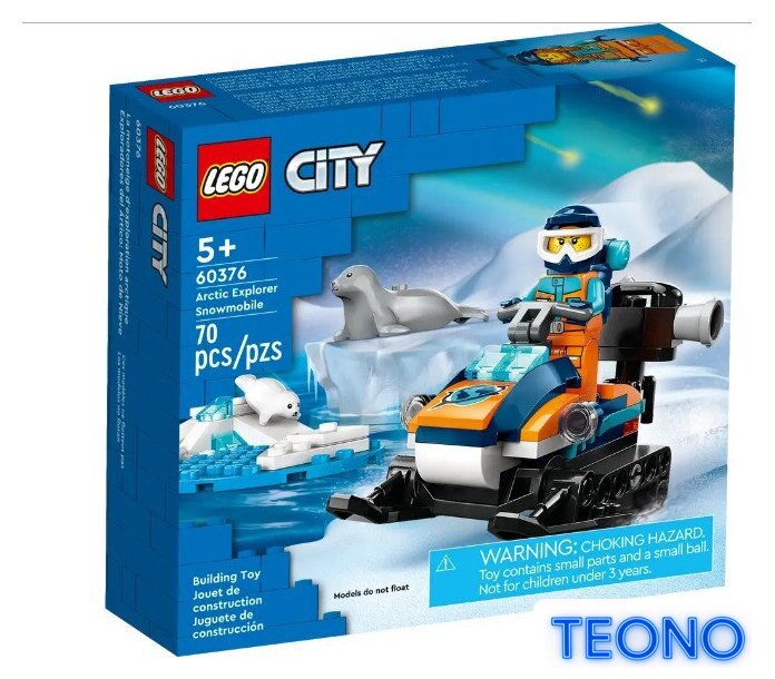 Конструктор LEGO City Снегоход Исследователь Арктики 60376 - Изображение №1 — Интернет-магазин Teono.by