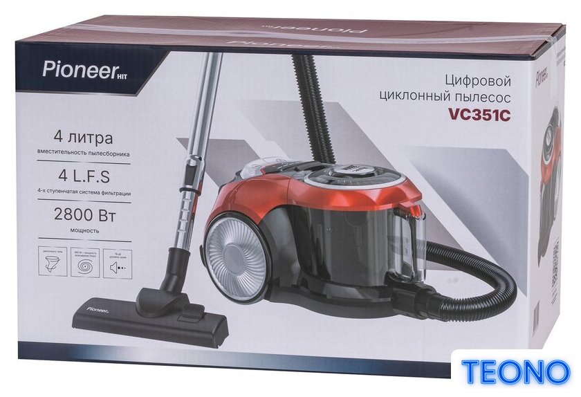 Пылесос Pioneer VC351C - Изображение №16 — Интернет-магазин Teono.by