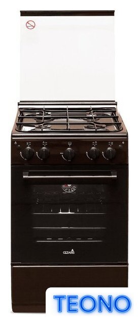 Кухонная плита CEZARIS ПГ 2150-09 (стальные решетки, коричневый) - Изображение №1 — Интернет-магазин Teono.by