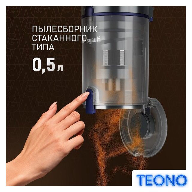 Пылесос Weissgauff V12 BLDC 500 Marine Turbo - Изображение №6 — Интернет-магазин Teono.by