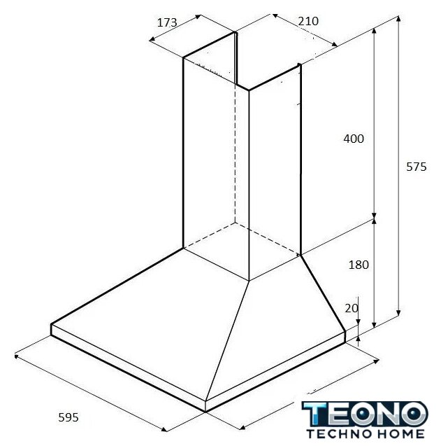 Кухонная вытяжка Krona Janna T 600 Inox PB КА-00008446 - Изображение №13 — Интернет-магазин Teono.by