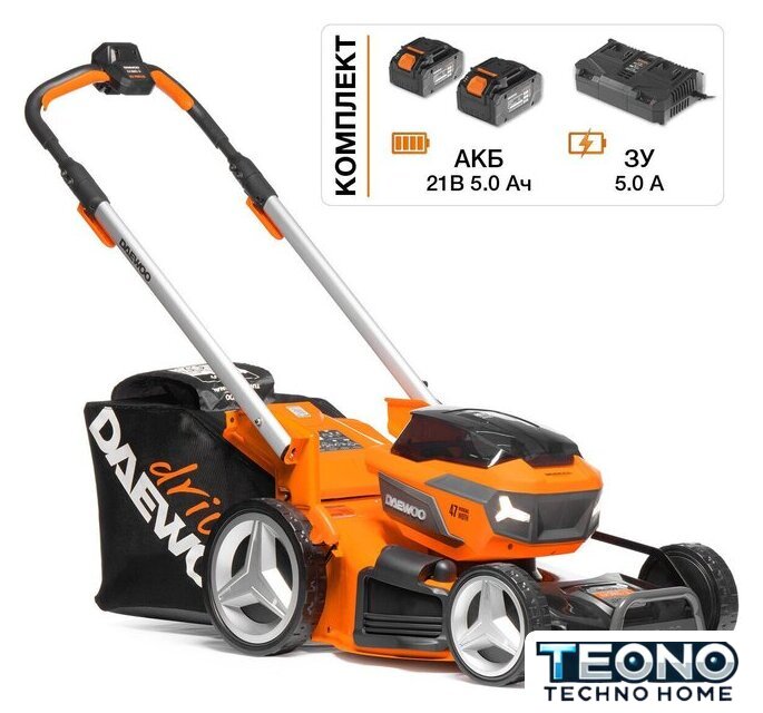 Газонокосилка Daewoo Power DLM 5042Li-SV Set (с 2-мя АКБ) - Изображение №1 — Интернет-магазин Teono.by