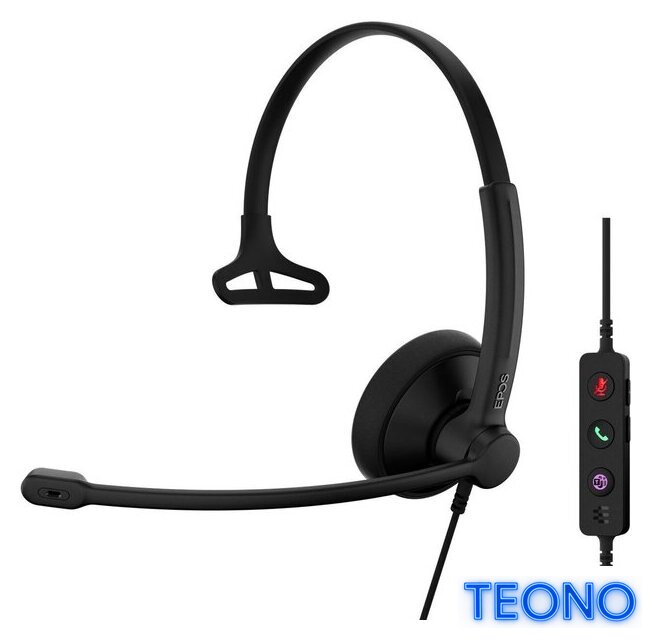 Офисная гарнитура Epos Impact 100 MS Mono USB-C+A - Изображение №5 — Интернет-магазин Teono.by