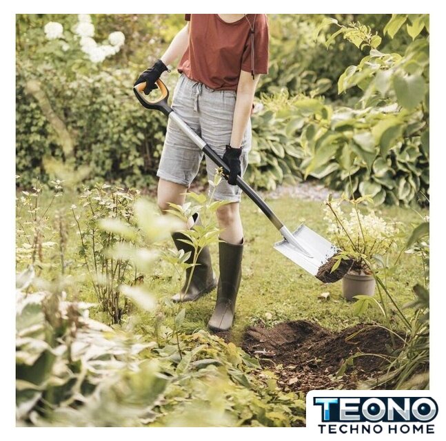 Лопата штыковая прямая Fiskars 1066730 - Изображение №9 — Интернет-магазин Teono.by