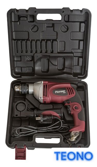 Ударная дрель Pioneer Tools EID-M1100-01C - Изображение №3 — Интернет-магазин Teono.by