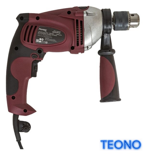 Ударная дрель Pioneer Tools EID-M1100-01C - Изображение №2 — Интернет-магазин Teono.by