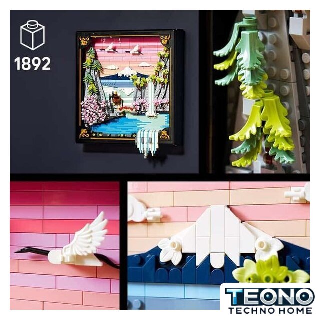 Конструктор LEGO Art 31218 Японский пейзаж с сакурой - Изображение №9 — Интернет-магазин Teono.by