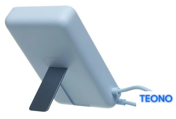 Внешний аккумулятор Xiaomi Magnetic Power Bank with Built-in Stand WPB1007Z 10000mAh (голубой, международная версия) - Изображение №7 — Интернет-магазин Teono.by