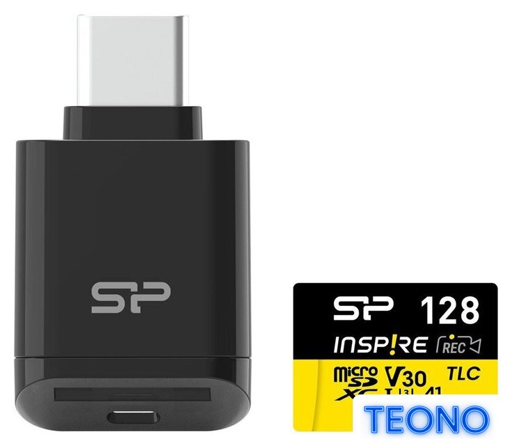 Карта памяти Silicon-Power Inspire microSDXC SP128GBSTXLA2V1NSP 128GB (с адаптером) - Изображение №1 — Интернет-магазин Teono.by