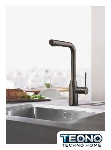 Смеситель Grohe Essence 30270AL0 (темный графит, матовый) - Изображение №2 — Интернет-магазин Teono.by