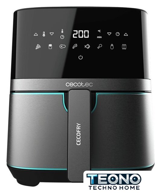 Аэрогриль (аэрофритюрница) Cecotec Cecofry Full InoxBlack 5500 Pro - Изображение №1 — Интернет-магазин Teono.by