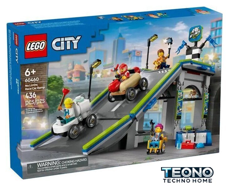 Конструктор LEGO City Без ограничений: трасса с рампами для гоночных авто 60460 - Изображение №1 — Интернет-магазин Teono.by