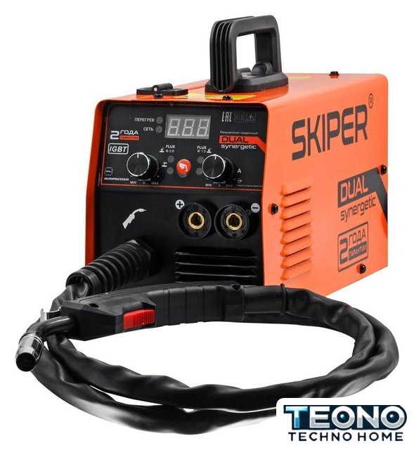 Сварочный инвертор Skiper FLUX/MMA-210D-11 - Изображение №2 — Интернет-магазин Teono.by