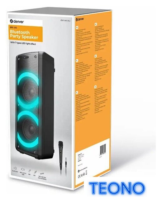 Беспроводная колонка Denver Electronics BPS-352 - Изображение №8 — Интернет-магазин Teono.by