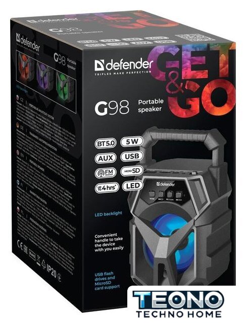 Беспроводная колонка Defender G98 - Изображение №8 — Интернет-магазин Teono.by