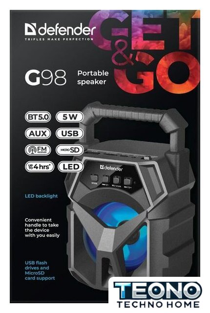 Беспроводная колонка Defender G98 - Изображение №9 — Интернет-магазин Teono.by