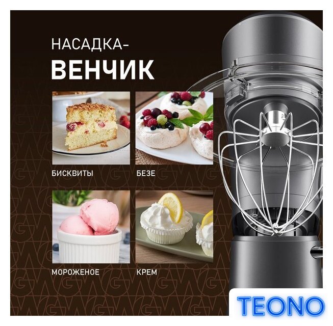 Планетарный миксер Weissgauff WSM 175 PDR Power Pro - Изображение №13 — Интернет-магазин Teono.by
