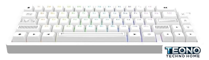 Клавиатура Дарк Проджект KD65A Wireless (g3ms Zircon, белый) - Изображение №4 — Интернет-магазин Teono.by