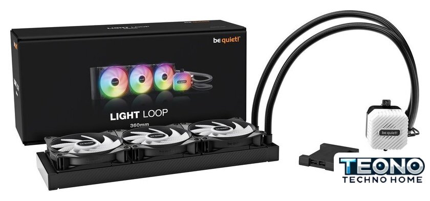 Система жидкостного охлаждения для процессора be quiet! Light Loop 360mm BW022 - Изображение №6 — Интернет-магазин Teono.by