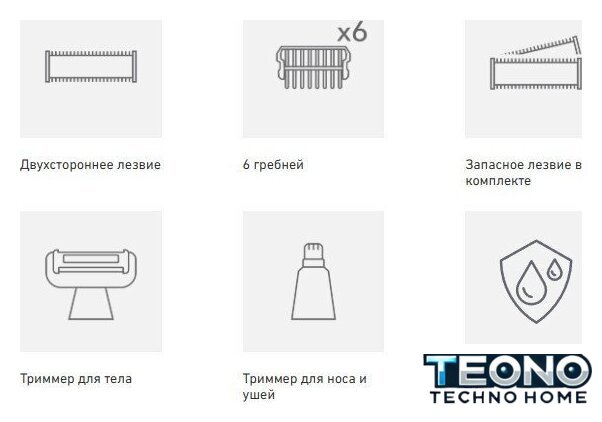 Триммер для бороды и усов Carrera 529 - Изображение №6 — Интернет-магазин Teono.by