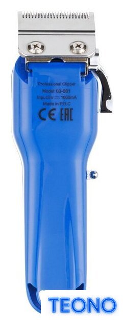 Машинка для стрижки волос Dewal Baber Style Neon 03-081 Blue - Изображение №5 — Интернет-магазин Teono.by