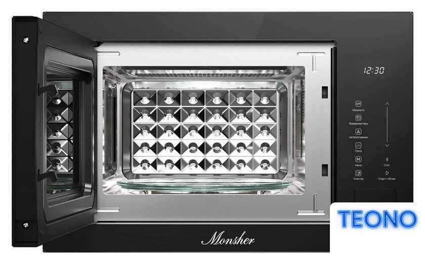 Микроволновая печь Monsher MMH 1025 Noir - Изображение №2 — Интернет-магазин Teono.by