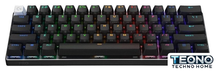 Клавиатура Logitech G Pro X 60 Lightspeed GL Tactile 920-011915 (черный, нет кириллицы) - Изображение №2 — Интернет-магазин Teono.by