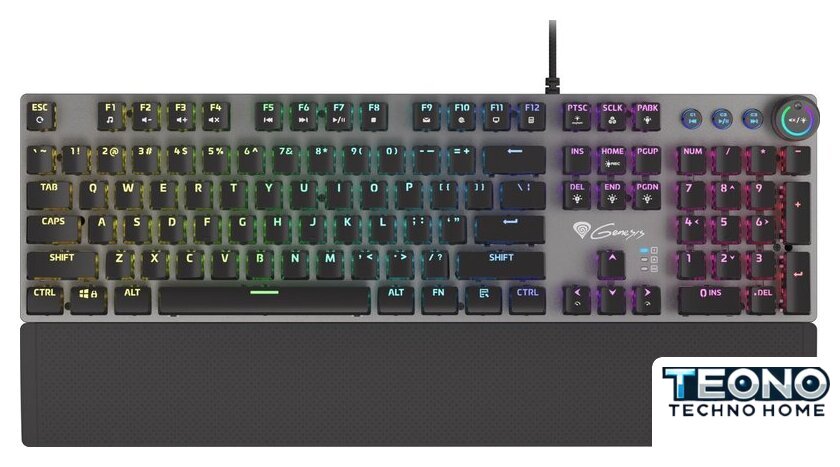 Клавиатура Genesis Thor 400 RGB (нет кириллицы) - Изображение №1 — Интернет-магазин Teono.by