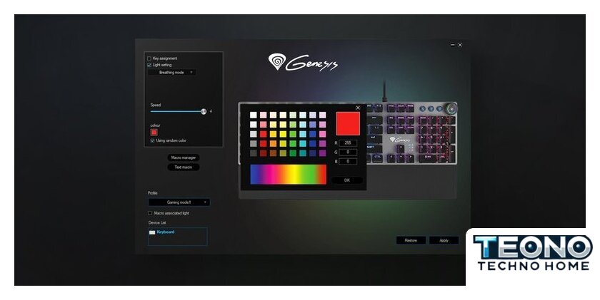 Клавиатура Genesis Thor 400 RGB (нет кириллицы) - Изображение №17 — Интернет-магазин Teono.by