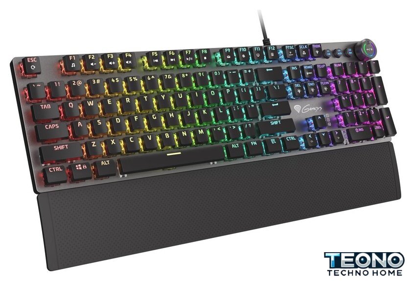 Клавиатура Genesis Thor 400 RGB (нет кириллицы) - Изображение №2 — Интернет-магазин Teono.by