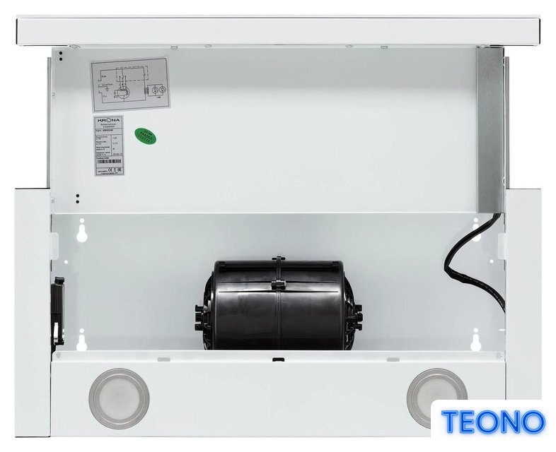 Кухонная вытяжка Krona Kamilla T Sensor 600 КА-00008307 (белый) - Изображение №4 — Интернет-магазин Teono.by