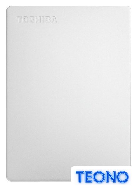 Внешний накопитель Toshiba Canvio Slim HDTD310ES3DA 1TB (серебристый) - Изображение №1 — Интернет-магазин Teono.by