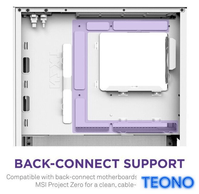 Корпус NZXT H3 Flow CC-H31FW-01 - Изображение №7 — Интернет-магазин Teono.by