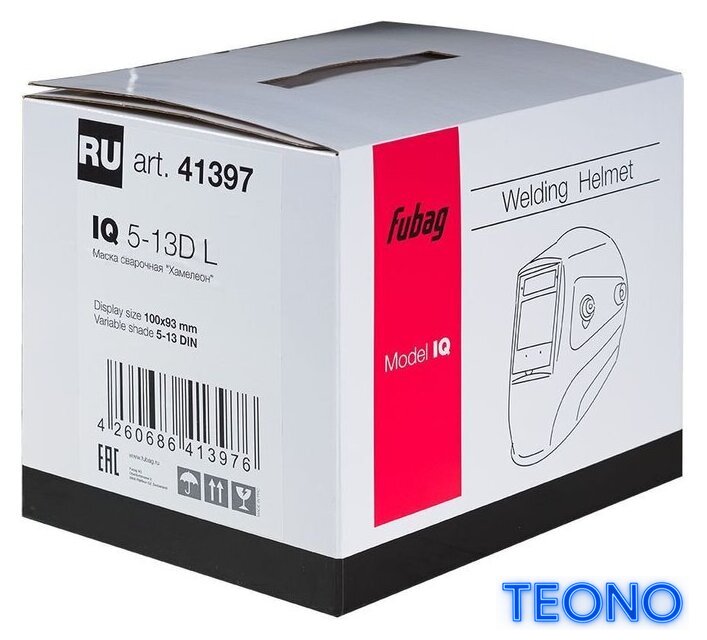Сварочная маска Fubag IQ 5-13D L 41397 - Изображение №6 — Интернет-магазин Teono.by