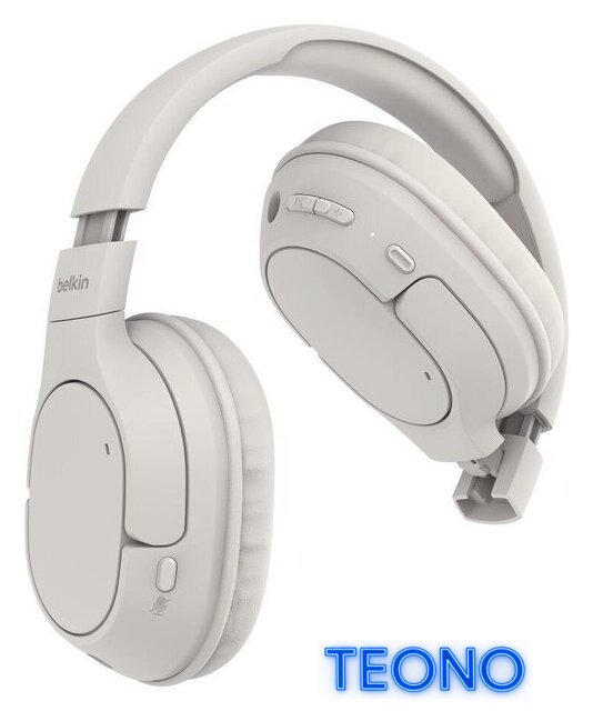 Наушники Belkin SoundForm Surround Wireless (бежевый) - Изображение №4 — Интернет-магазин Teono.by