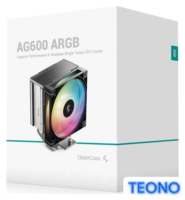 Кулер для процессора DeepCool AG600 ARGB R-AG600-BKAMMG2-G - Изображение №9 — Интернет-магазин Teono.by
