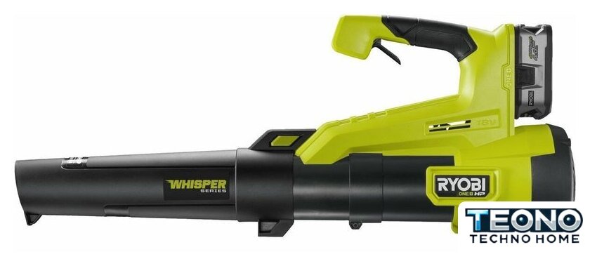 Садовая воздуходувка Ryobi RY18BLXC-140 5133005357 (с 1-им АКБ) - Изображение №4 — Интернет-магазин Teono.by