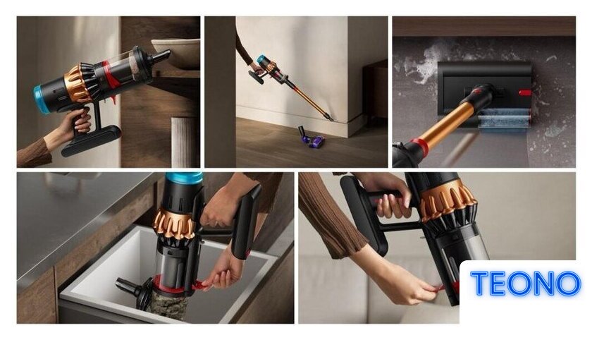 Пылесос Dyson V16 Piston Animal Submarine 492969-01 (матовый черный/медный) - Изображение №9 — Интернет-магазин Teono.by