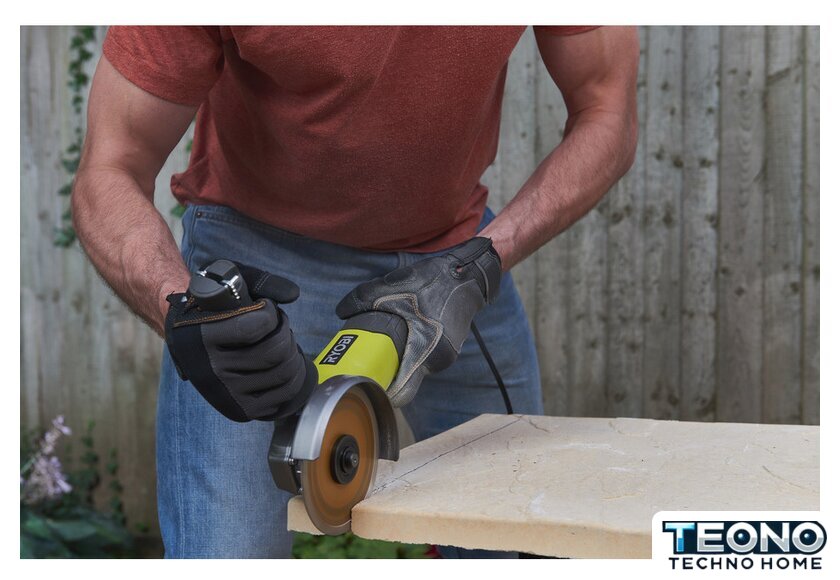 Угловая шлифмашина Ryobi RAG800-125S [5133002493] - Изображение №7 — Интернет-магазин Teono.by