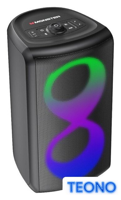 Беспроводная колонка Monster Cycle MS22138 (без микрофона, черный) - Изображение №2 — Интернет-магазин Teono.by
