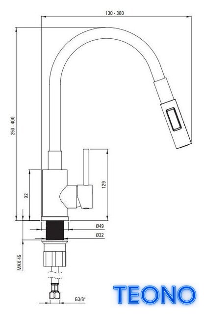 Смеситель Deante Luno BOC B740 - Изображение №9 — Интернет-магазин Teono.by