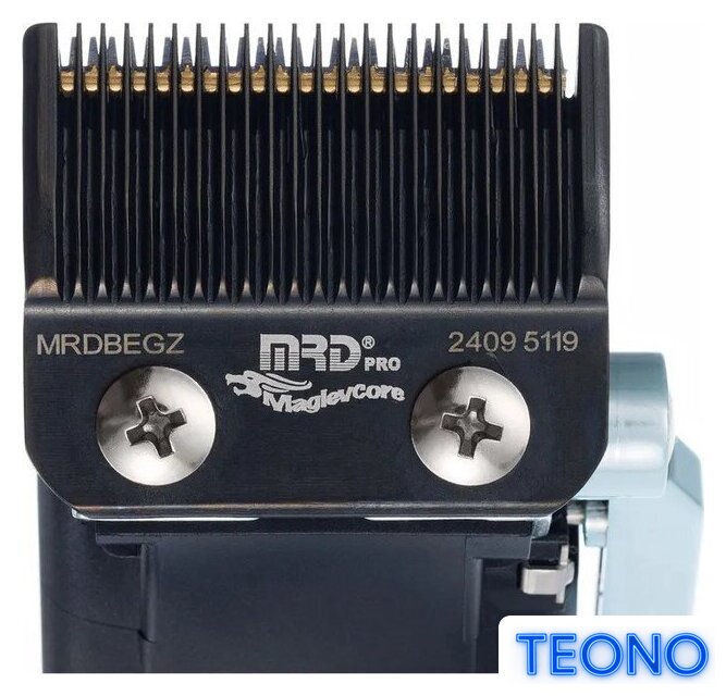 Машинка для стрижки волос MRD Pro С триммером для окантовки MRD-HC-3969-2/GMT-188-3 (бирюзовый) - Изображение №12 — Интернет-магазин Teono.by
