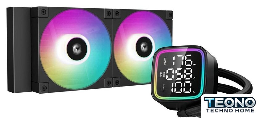 Система жидкостного охлаждения для процессора DeepCool LD240 R-LD240-BKMSN-G-1 - Изображение №1 — Интернет-магазин Teono.by