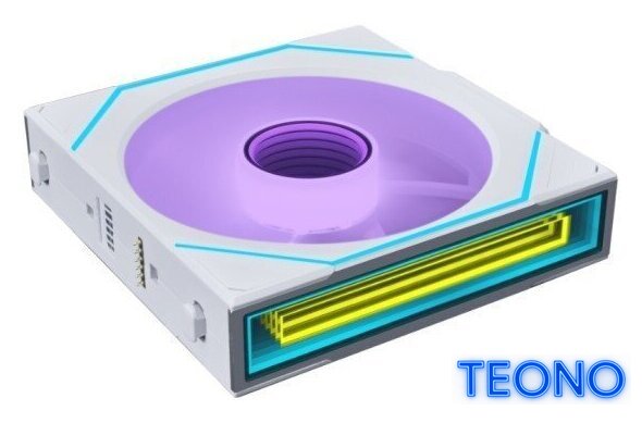 Комплект вентиляторов для корпуса с контроллером Lian Li Uni Fan SL-INF 120 Wireless 12SLIN1W3W G99.12SLIN1W3W.00 - Изображение №4 — Интернет-магазин Teono.by
