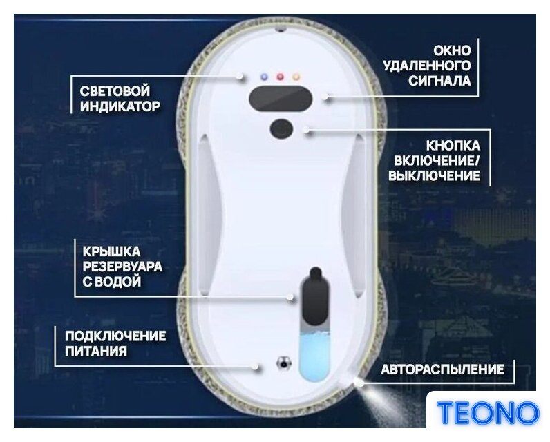 Робот для мытья окон Vivaris VR W15S - Изображение №3 — Интернет-магазин Teono.by
