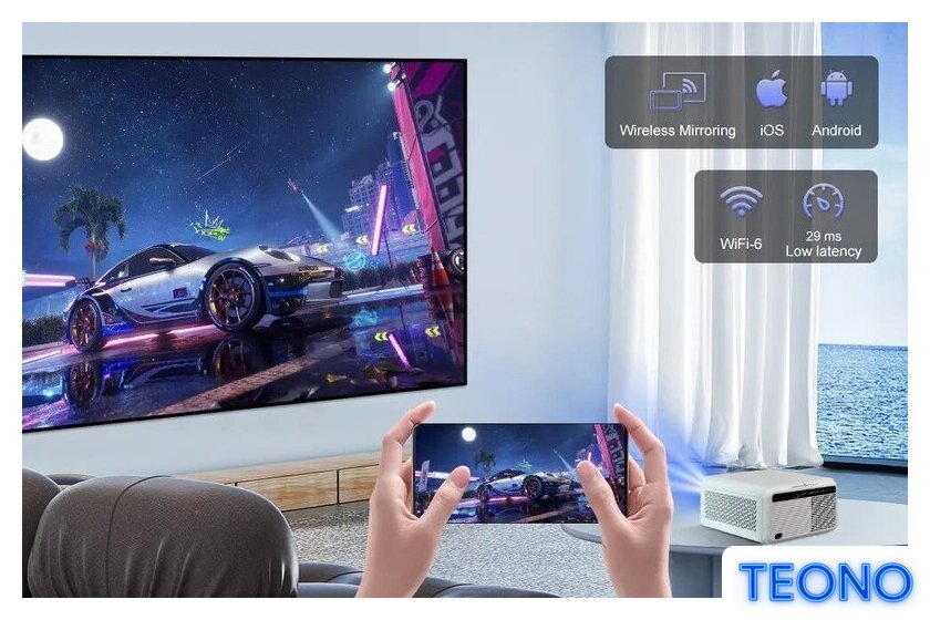 Проектор Touyinger FlixTone D9W mini Pro - Изображение №6 — Интернет-магазин Teono.by