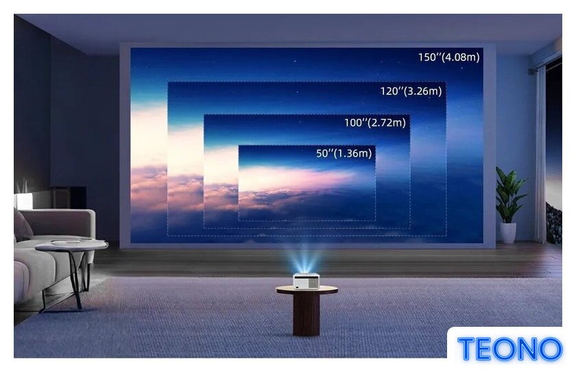 Проектор Touyinger FlixTone D9W mini Pro - Изображение №5 — Интернет-магазин Teono.by