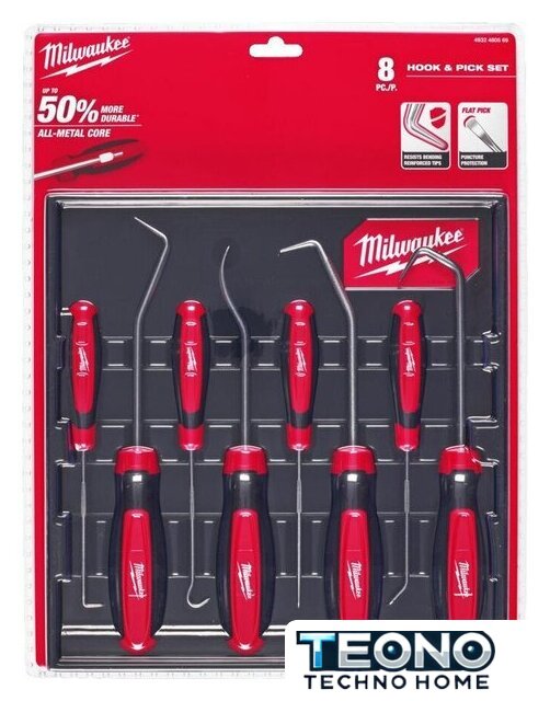 Набор крюков  Milwaukee 4932480569 (8 предметов) - Изображение №4 — Интернет-магазин Teono.by