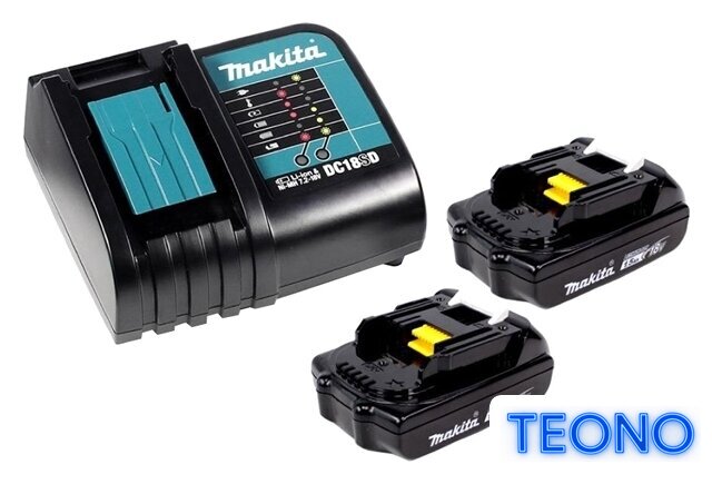 Аккумулятор с зарядным устройством Makita BL1815N + DC18SD (18В/1.5 а*ч + 7.2-18В) - Изображение №1 — Интернет-магазин Teono.by
