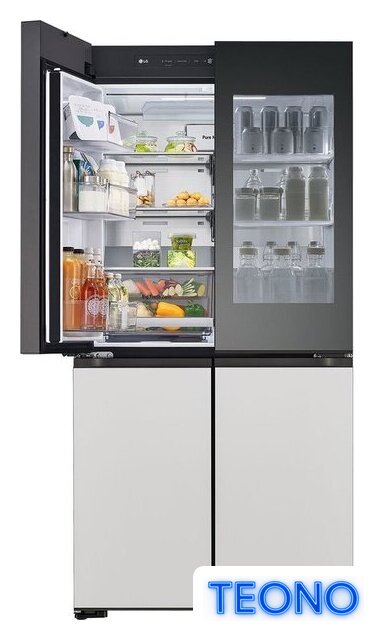 Четырёхдверный холодильник LG MoodUP GMV960NNME - Изображение №8 — Интернет-магазин Teono.by